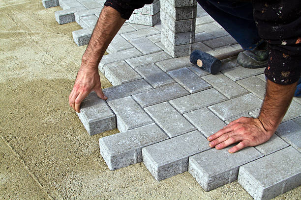 Residential Paver Driveway in Ingalls Park, IL